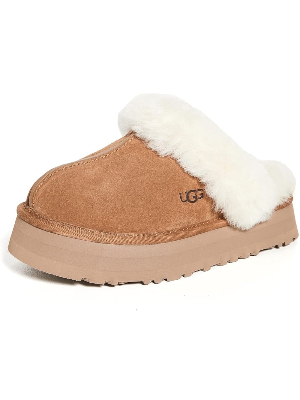 UGG Women's Chestnut Disquette Slippers Size 8